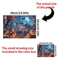 1000pcs Adult Villa Puzzle with Wildflowers and Books High Difficulty