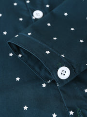 Toddler Boy's Star Pattern Bowtie Shirt & Overalls Set Outfits