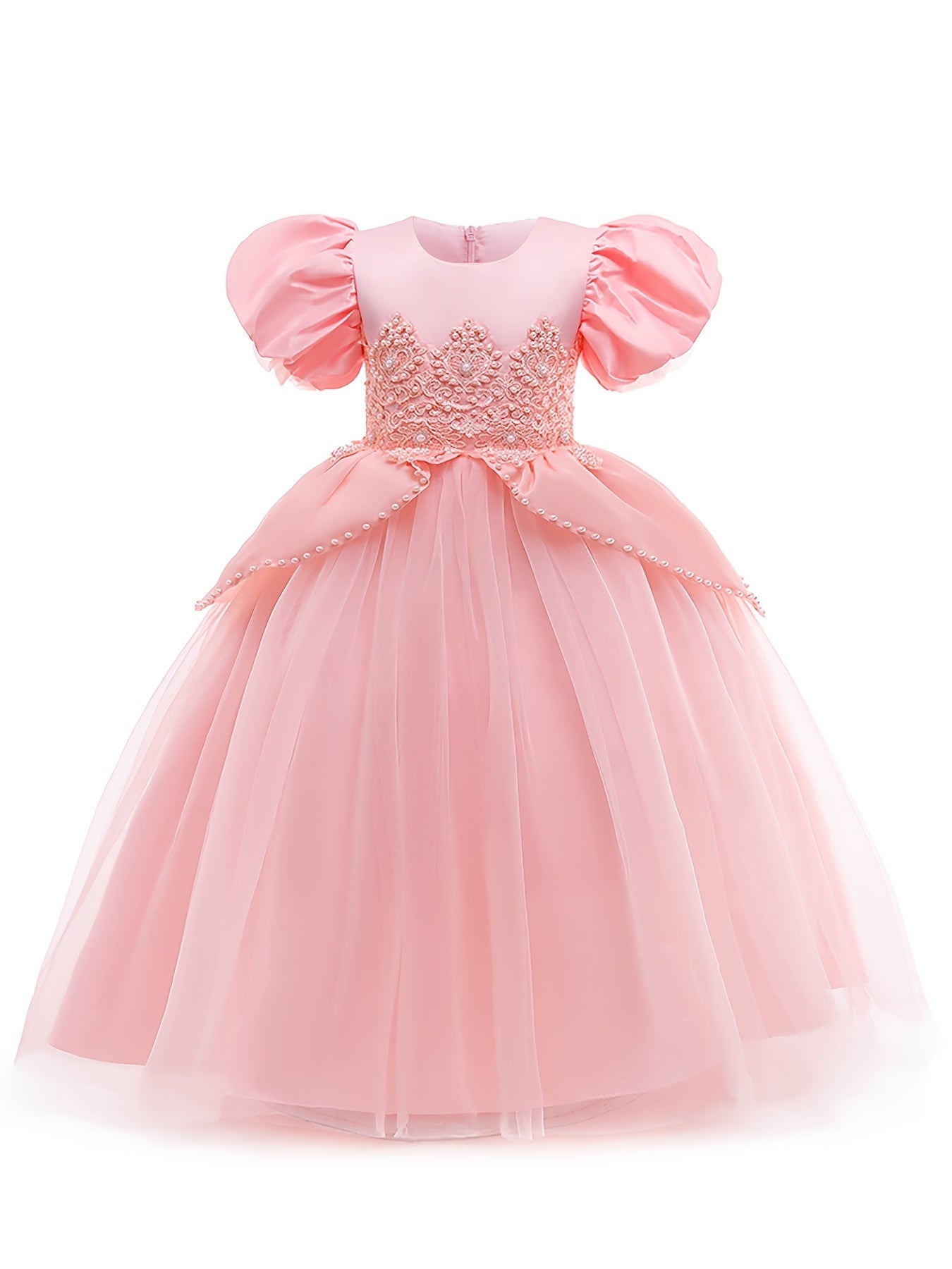 Princess Party Dress for Girls Birthday Halloween Ball Gown