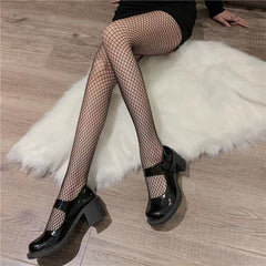 Women's Mid Fishnet Hollow Out Stockings Tights