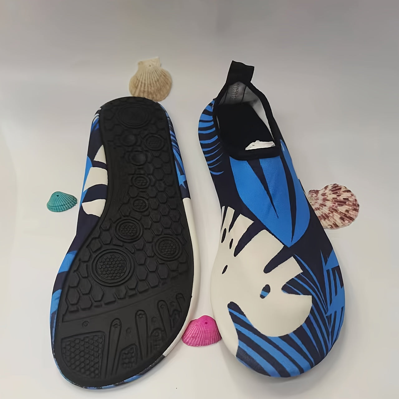 Geometric Pattern Beach Shoes Quick Drying Non Slip Soft Soled Water Park Casual
