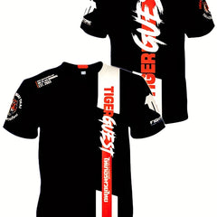 Men's MuayThai Sports T Shirt for Summer Outdoor MMA Combat Fanatics