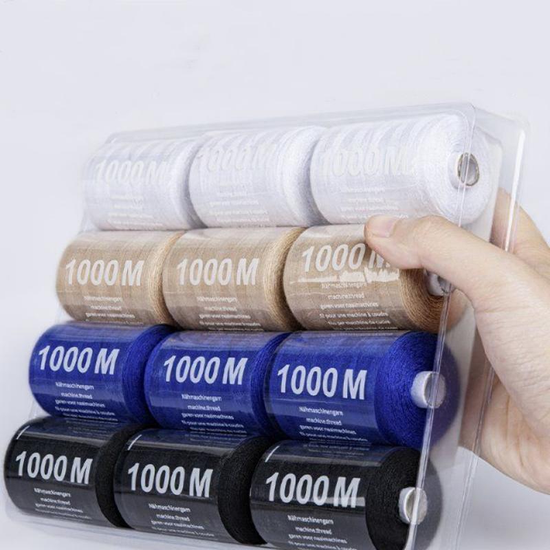Polyester 500 1000M Sewing Machine Thread Multicolor Sewing Thread