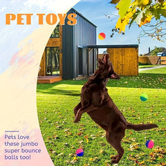 Rainbow Colorful Balls for Outdoor Games and Activities