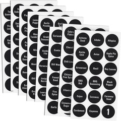 Chalkboard Spice Jar Labels Set - Kitchen Organization and Storage
