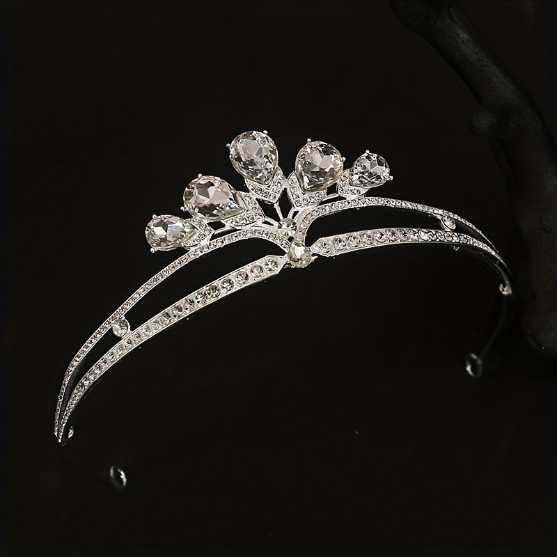 Rhinestone Crown Head Jewelry for Women