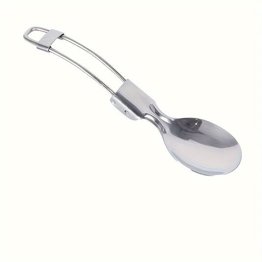 Folding Tableware Salad Spoon Fruit Fork Outdoor Portable Cutlery