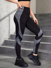 Patchwork Yoga Leggings High Waist Breathable Fitness Pants