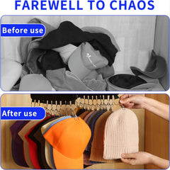 Hat Rack Baseball Cap Organizer Storage Clips For Closet