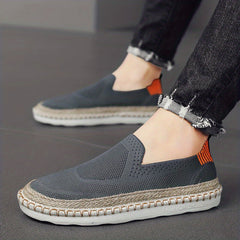 Men's Lightweight Breathable Loafer Shoes Slip On Espadrille Shoes