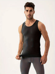 Men's Quick Dry Tank Top High Stretch Sleeveless Shirt