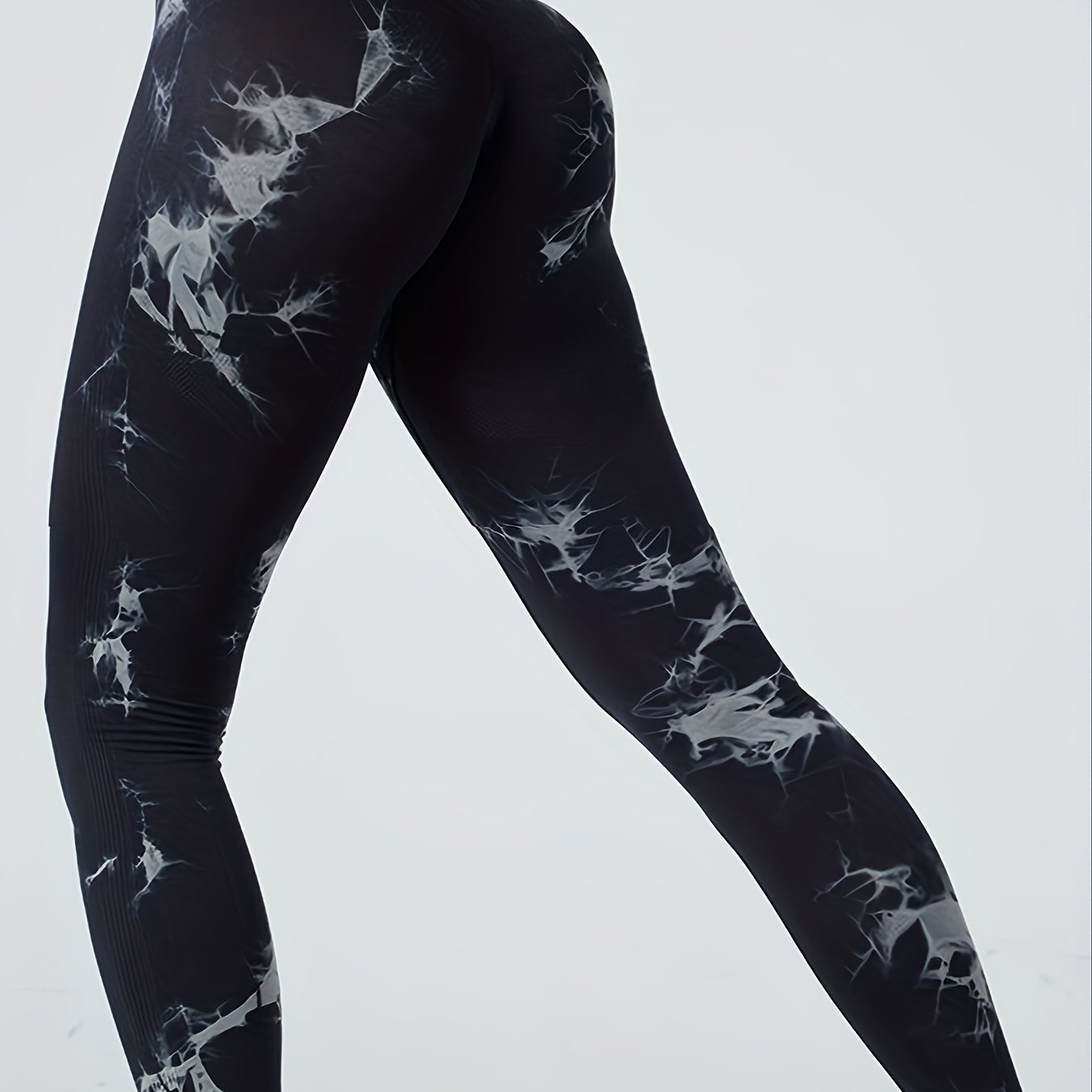 Tie Dye Yoga Leggings High Waist Stretchy Fitness Workout Gym Sports Pants