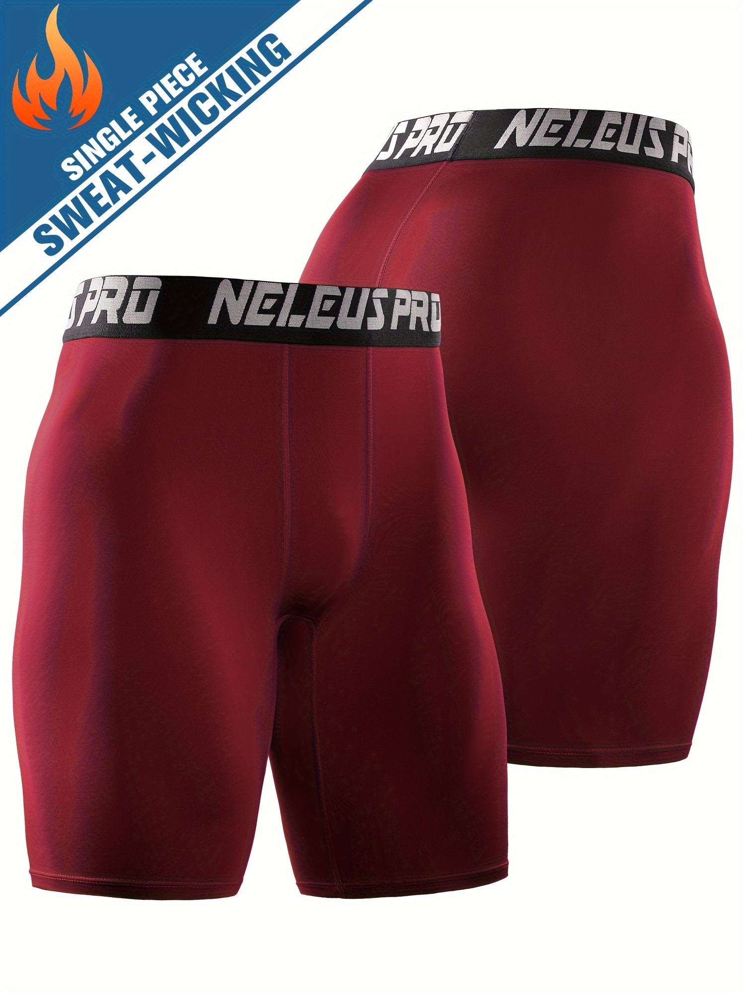 Men's Breathable Compression Shorts Quick Drying Fitness Pants