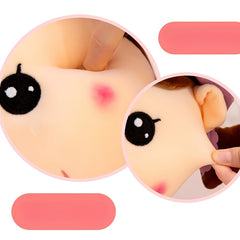 15.75in Flower Fairy Doll Soft Plush Toy w/ Expressive Eyes & Floral Outfit