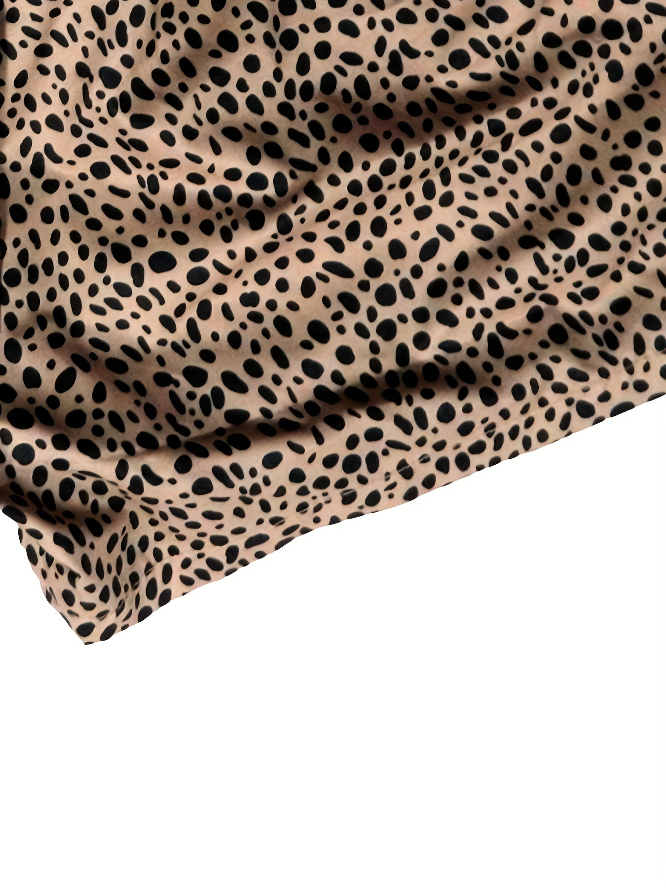 Leopard Print Shirred Waist Shorts for Women