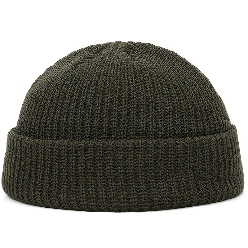 Knitted Woolen Beanie Hat for Autumn Winter