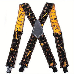 Men's Elastic Wide X-shaped Suspenders for Work Outdoor
