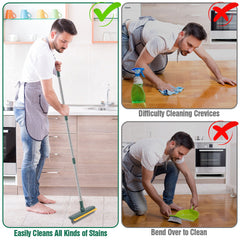 3-in-1 Floor Scrub Brush for Wall and Floors