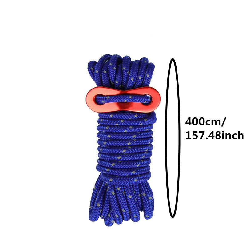 Outdoor Tent Windproof Reflective Rope 400cm