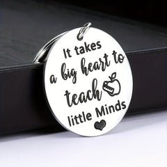Stainless Steel Thank You Keychain For Teachers Graduation