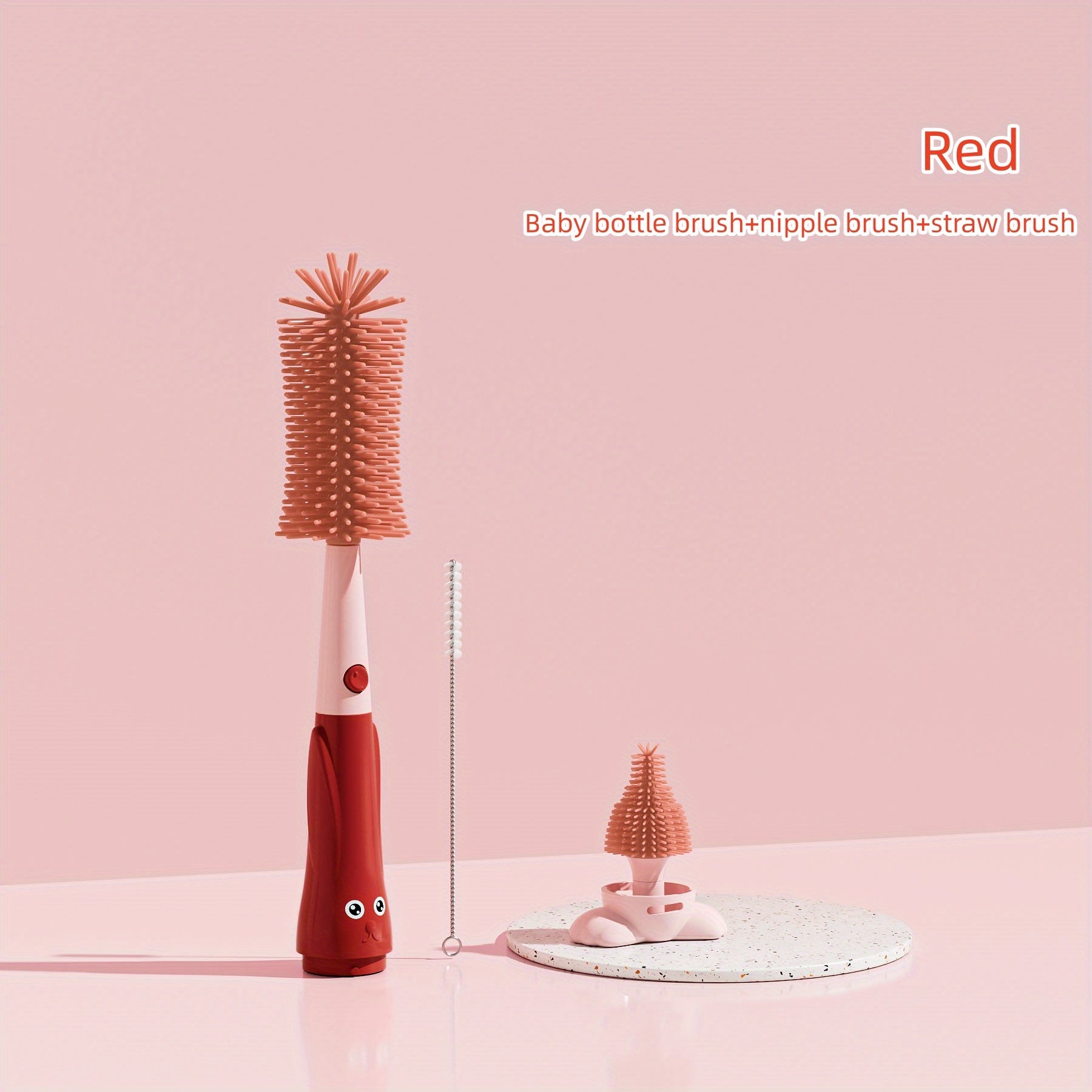 3-in-1 Baby Bottle Brush Set