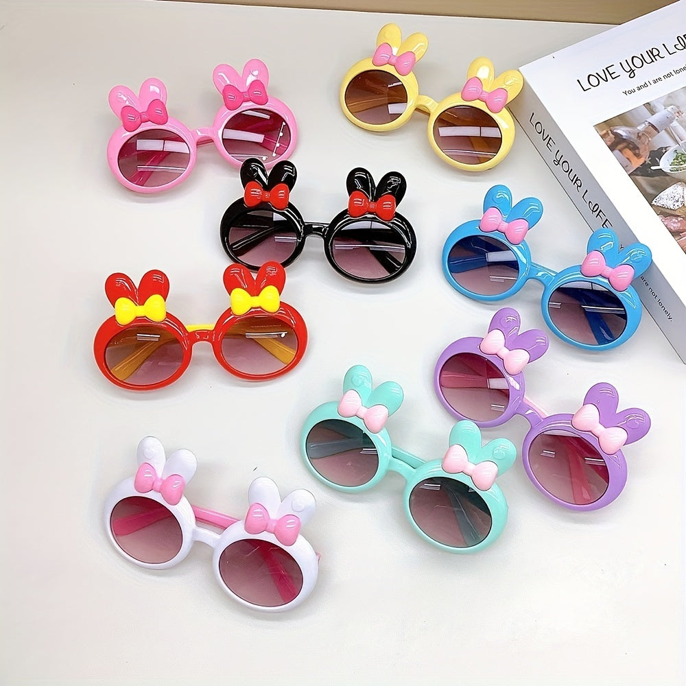 Girl's Rabbit Ear Bow Sunglasses for Baby Girls