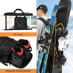 Large Capacity Snowboarding Backpack Men's Shoulder Travel Bag