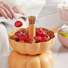 Pumpkin Candy Box Dried Fruit Plate With Lid