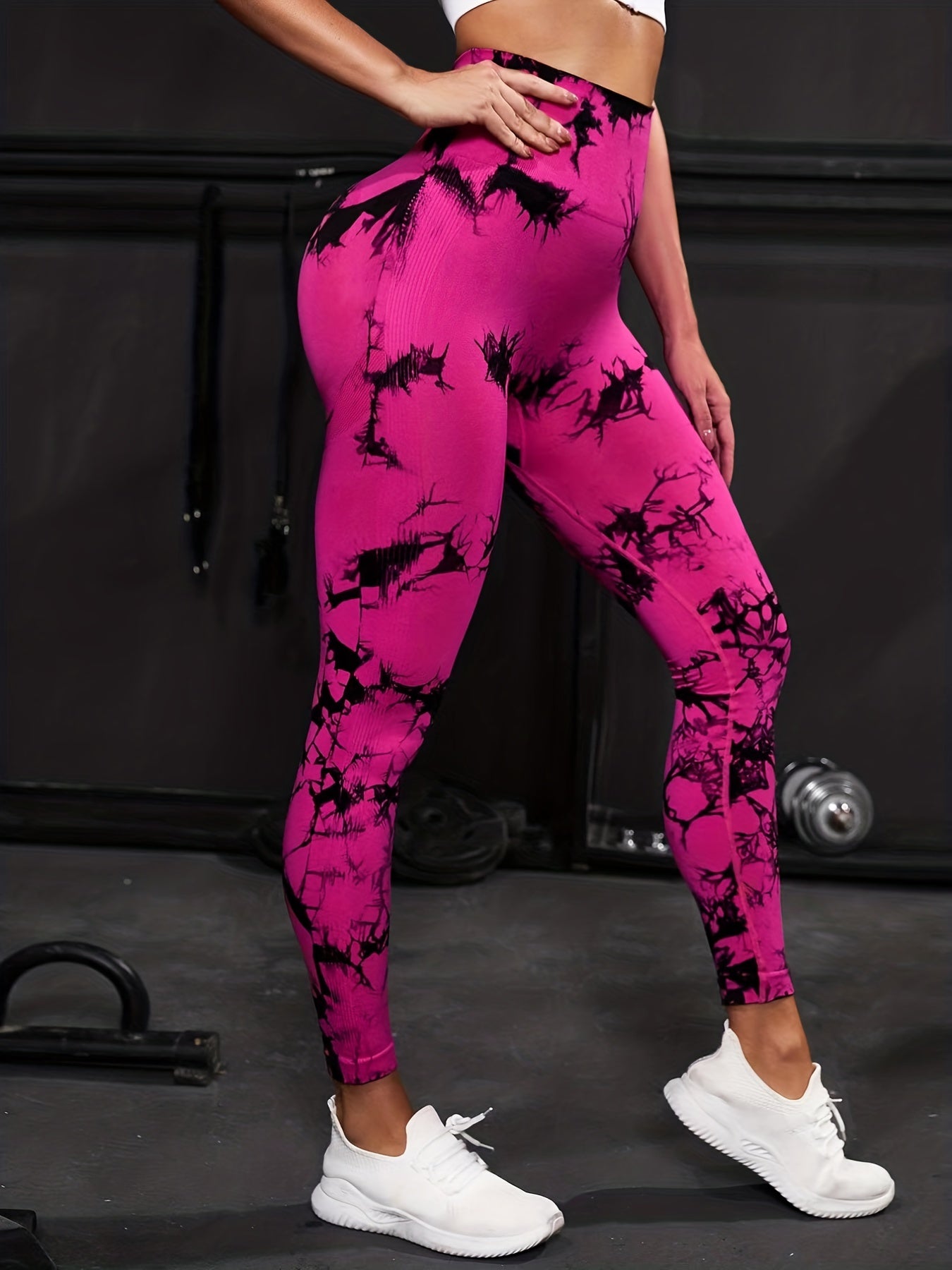 Tie Dye High Waist Yoga Leggings Hip Lifting Pants