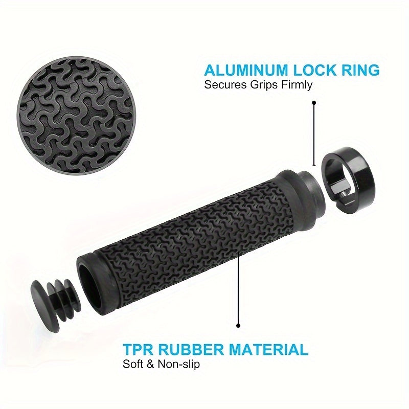 Bike Handlebar Grips for BMX Mountain MTB Beach Cruiser Scooter Folding Bike