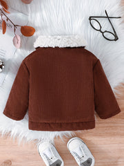 Corduroy Button Down Toddler Jacket