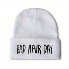 Embroidered Cold Hat Men's Winter Woolen Beanie Street Wear