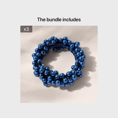 Baroque Hairband Faux Pearl Ponytail Holder