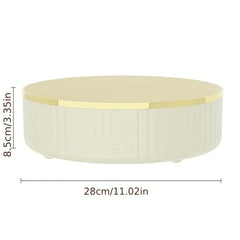 Modern Round Tray 360 Rotating Skincare Storage Rack Lazy Susan Turntable