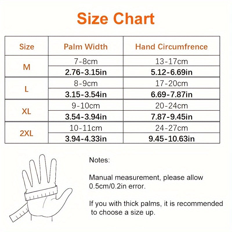 Touch Screen Outdoor Skiing Motorcycle Gloves Non-slip Full Finger Gloves