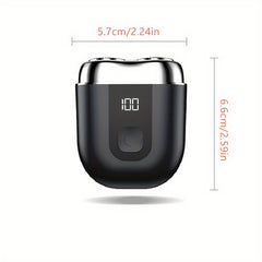 Portable Beard Shaver Double Head Mini Shaver Smooth Comfortable Blade