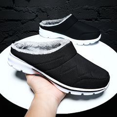 Men's Cozy Slides Soft Slippers Plush Comfy Home Shoes