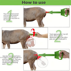 Butt Out Tool For Deer Livestock Cleaning