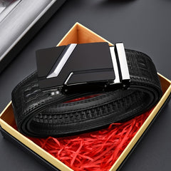 Men's Casual Auto Buckle Belt for Outdoors