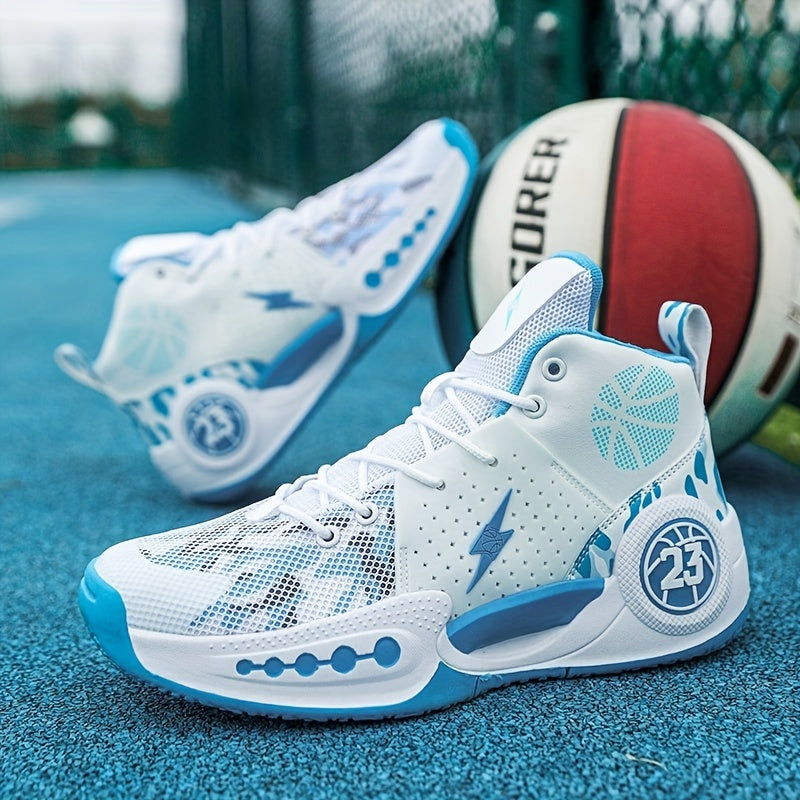 Men's Camo High Top Basketball Shoes Outdoor Sneakers