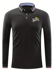 Men's Sports Pattern Long Sleeve Shirt