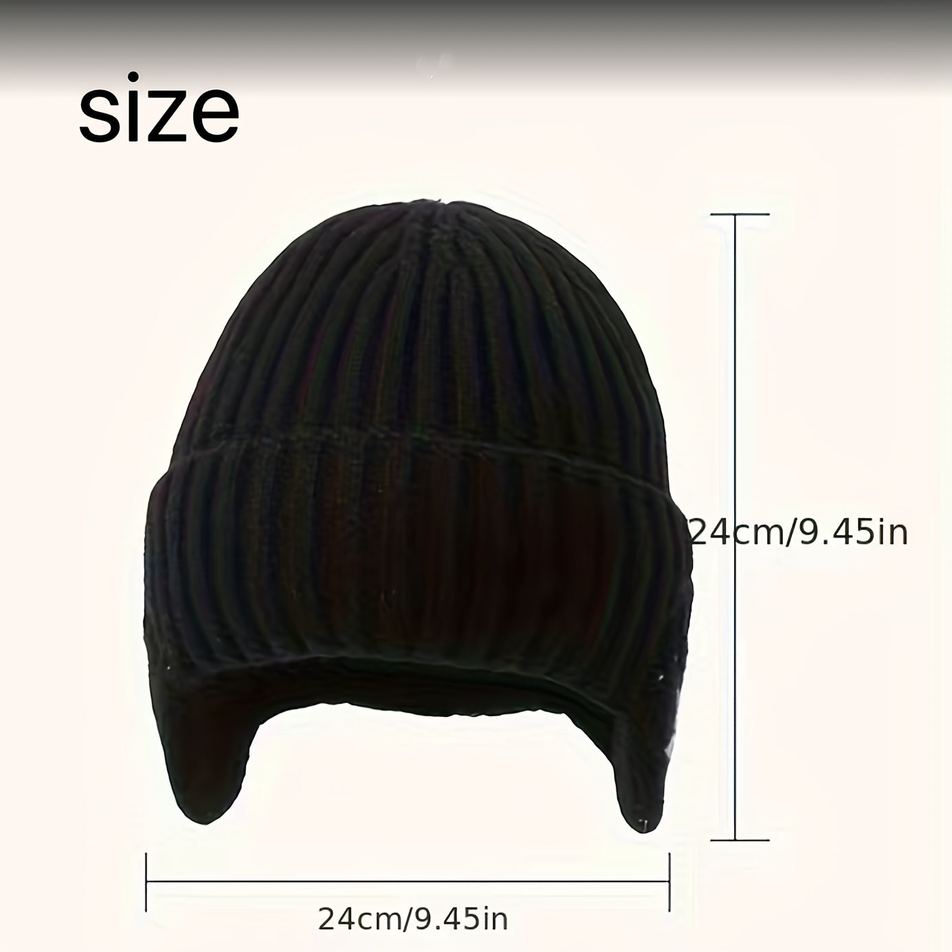 Warm Knitted Beanie Hat for Winter Outdoor Activities