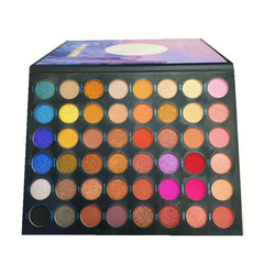 48 Colors Eyeshadow Palette Matte Shimmer Finish High Pigmented Brightening