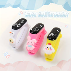 3pcs Animal Series Electronic Wristbands & Charm Watches Digital Display