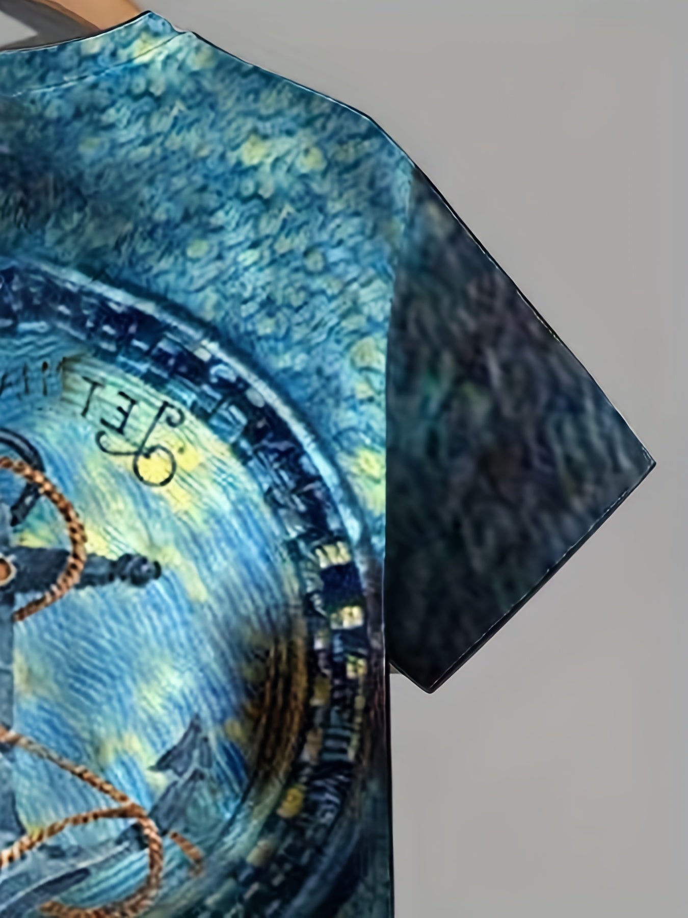 Men's Anchor Graphic T shirt Active 3D Print Tee For Summer