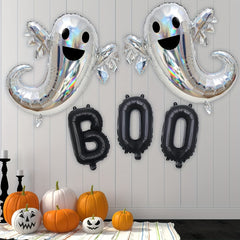 88 x 83 cm Foil Ghost Balloons Halloween Party Decorations