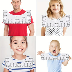 4pcs T Shirt Ruler Guide Heat Press Mats for Vinyl Sublimation