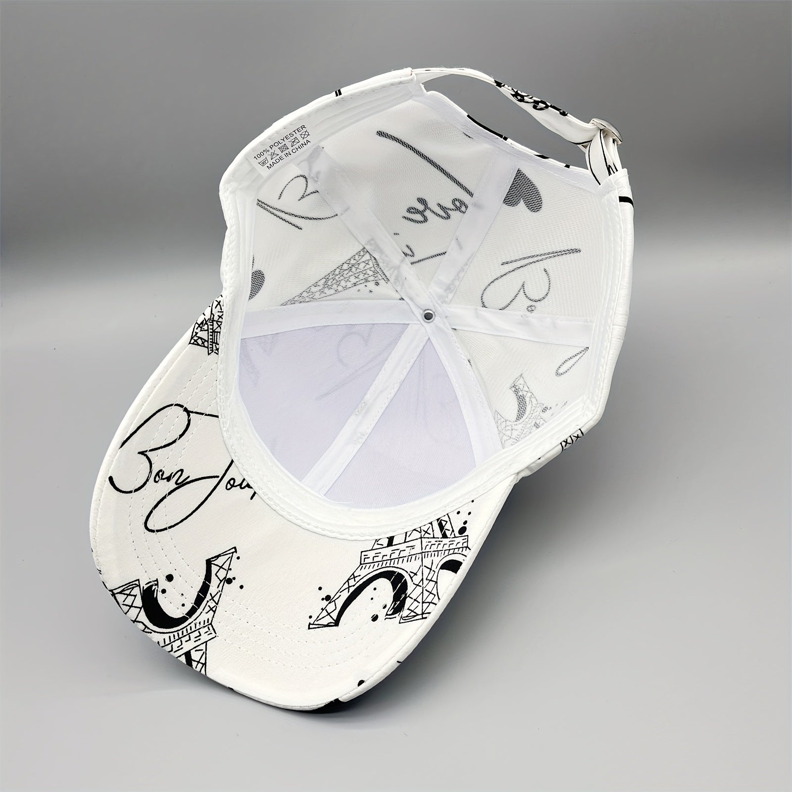 Men's Baseball Cap Love Paris Iron Tower Vacation Peaked Cap