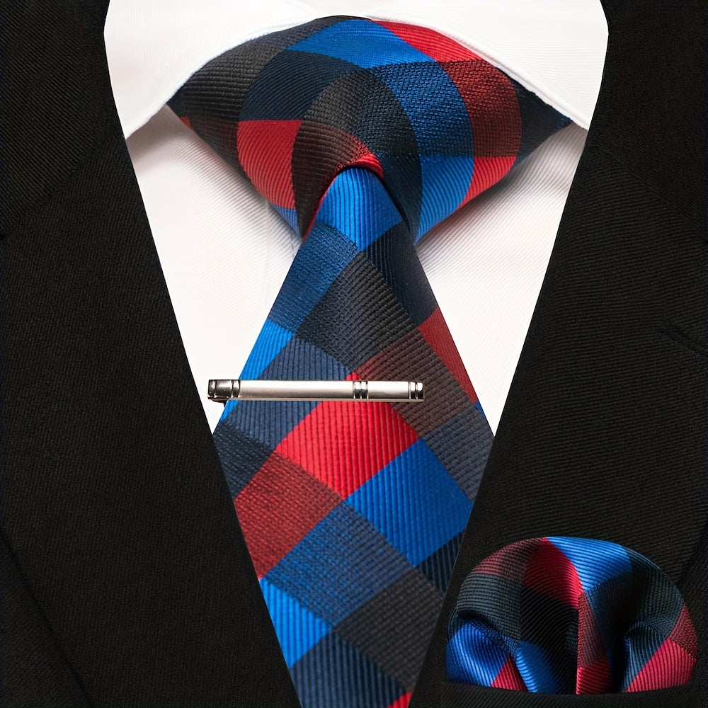 Men's Tie And Pocket Square Set For Party And Business