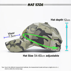 Camouflage Sun Hat for Outdoor Activities